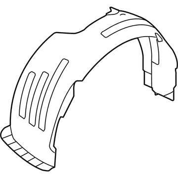 Подкрылок передний правый 86812M7000 Hyundai/Kia