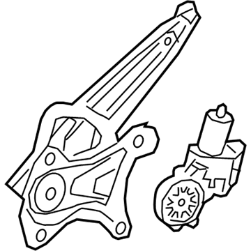 69830F4010 TOYOTA Mecanismo de elevalunas, puerta trasera derecha 69830F4010 TOYOTA