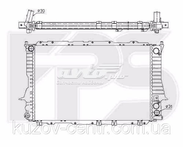Радіатор основний FP12A458 FPS