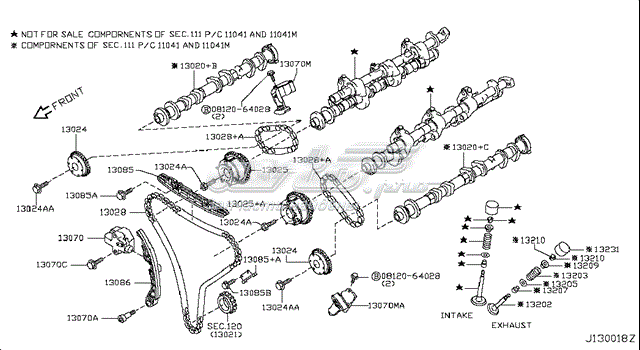 Фазорегулятор 13024AL50A NISSAN