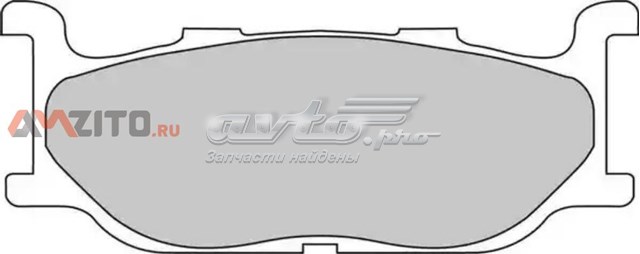 FDB781P Ferodo Колодки передние