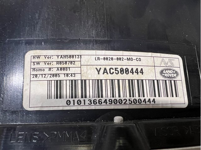  Land Rover YAC500444 цена, от 56.50 USD