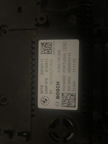 Купить 62108709815 BMW Панель приборов
