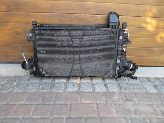 13223018 Opel диффузор радиатора охлаждения, в сборе с мотором и крыльчаткой