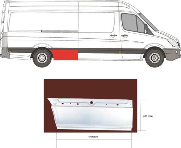 Боковина кузова правая 3547562 Klokkerholm
