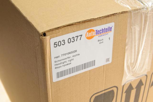 Правая блок фара Autotechteile 5030377 цена, от 134.16 USD