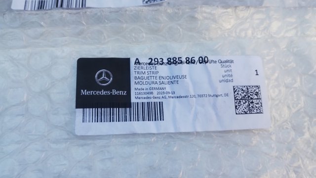 A2938858600 Mercedes 
