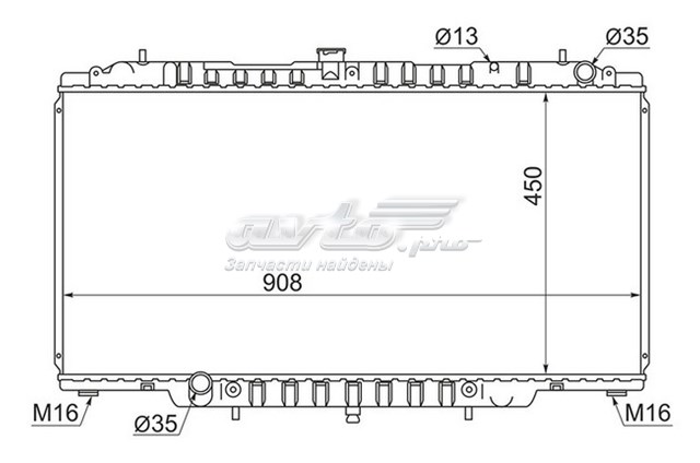 NS000Y61D SAT Радиатор основной