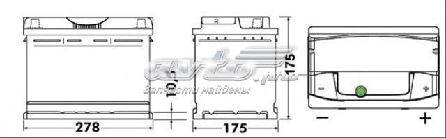 Купить Аккумулятор Exide 72 А/ч (EA722)