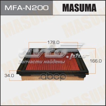 Воздушный фильтр MFAN200 Masuma