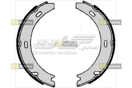 Тормозные колодки стояночного тормоза Starline BC04730 цена, от 11.31 USD