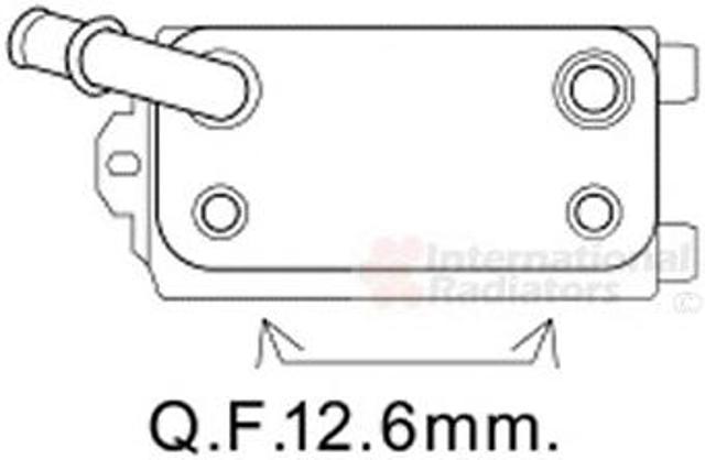 Масляный радиатор 59003170 VAN Wezel