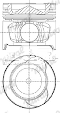 WG1094057 Поршень в сборе WILMINK GROUP WG1094057