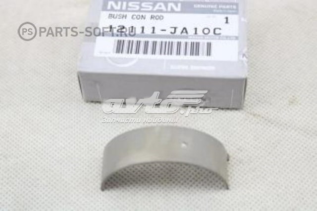 12111JA10C Nissan вкладыши коленвала шатунные, комплект, стандарт (std)