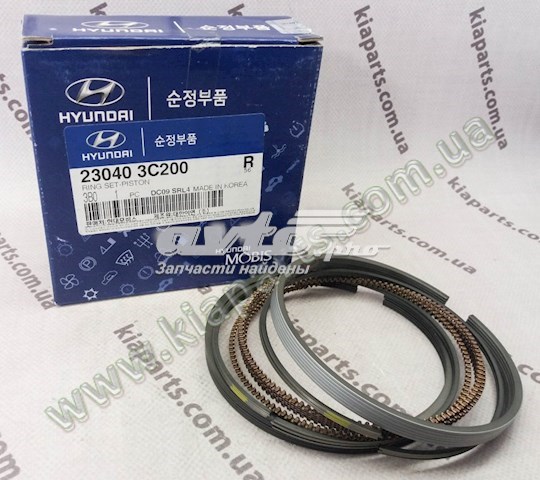 230403C200 Hyundai/Kia кольца поршневые комплект на мотор, std.