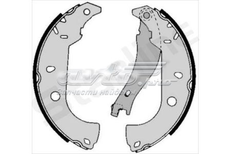 Колодки гальмові задні, барабанні BC05050 STARLINE