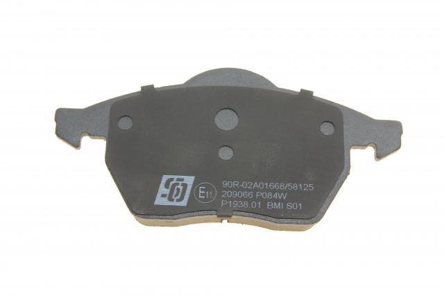 Передние тормозные колодки 209066 Solgy