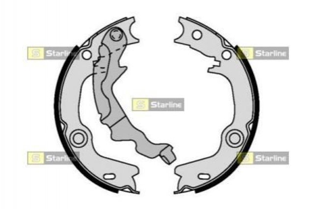 BC09440 Starline Тормозные колодки ручника