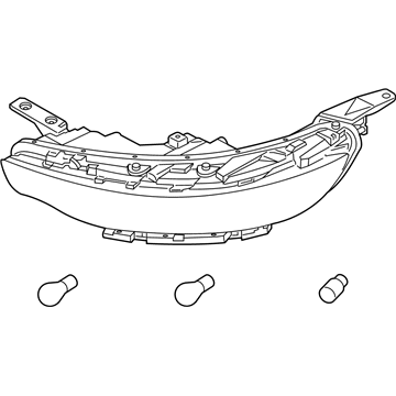 Фара дневного света левая 92207K0020 Hyundai/Kia