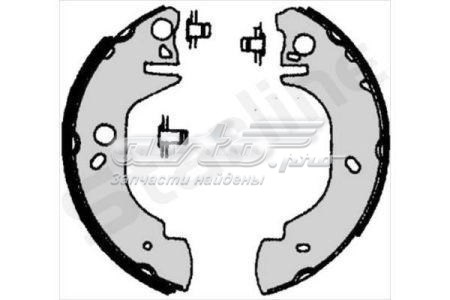 Задние барабанные колодки BC06760 Starline