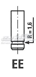 6333 Freccia válvula de admissão