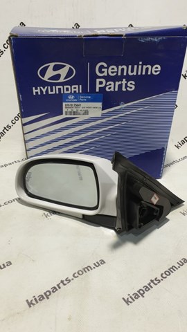 Зеркало заднего вида, левое Hyundai/Kia 876102F201CA цена, от 81.50 USD