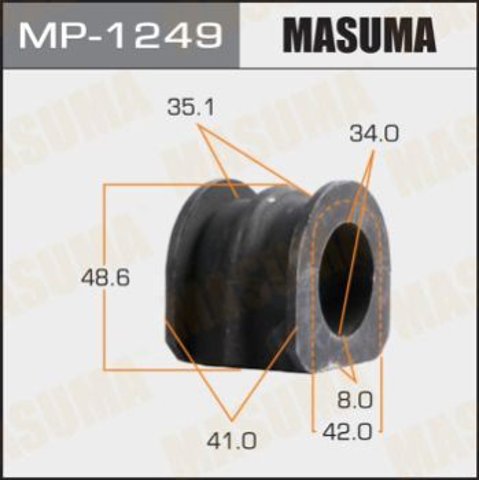 Втулка переднего стабилизатора Masuma MP1249 цена, от 4.01 USD