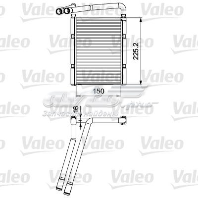 Теплообмінник 811548 VALEO