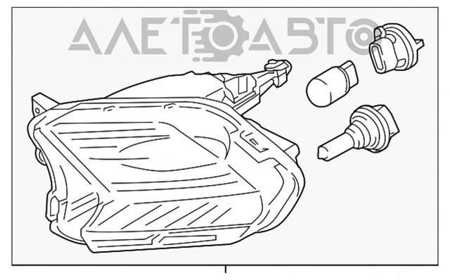 Протитуманка права GJ5Z13200C FORD