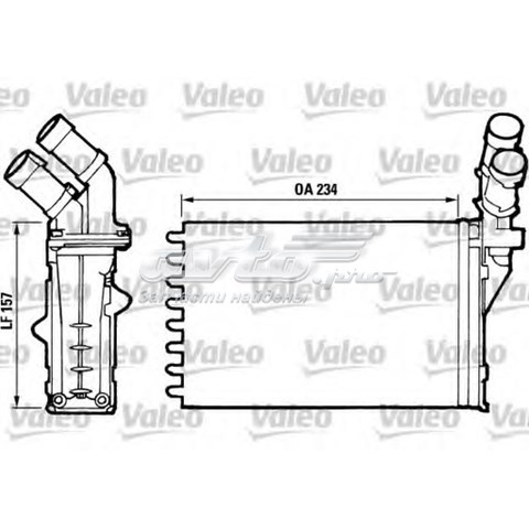 Теплообмінник 812006 VALEO