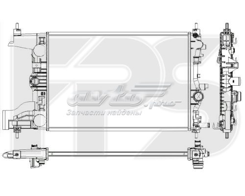 Радіатор водяний FP17A323P FPS