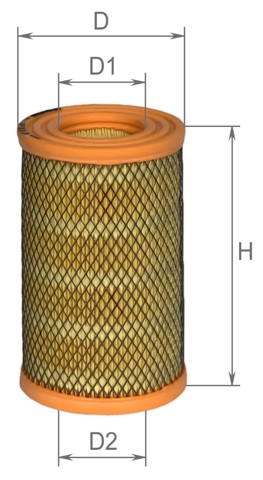 Купить AF0012 Alpha Filter Автомобильный фильтр воздуха
