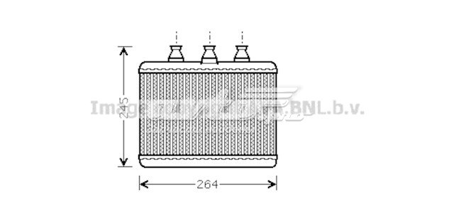 BWA6271 AVA radiador de forno (de aquecedor)