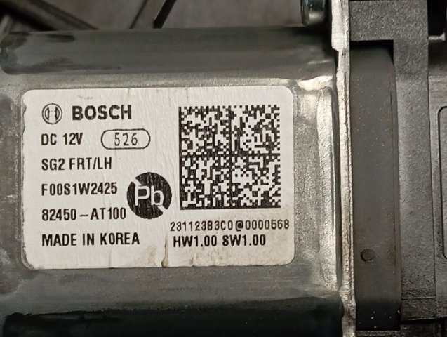 Мотор стеклоподъемника двери передней левой 82450AT100 Hyundai/Kia