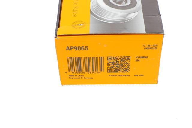 Шкив генератора AP9065 Continental/Siemens