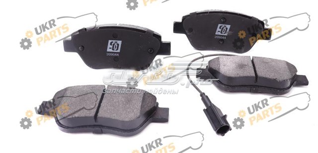 Колодки тормозные передние дисковые SOLGY 209044