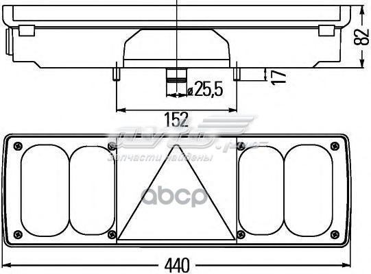 Задня права фара 2VP340450021 HELLA