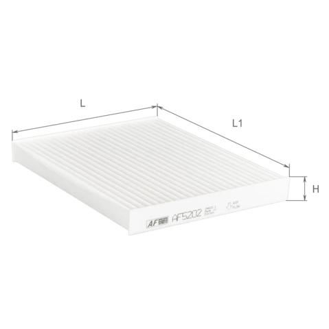 Фильтр воздушный отопителя Alpha Filter AF5202 цена, от 3.03 USD