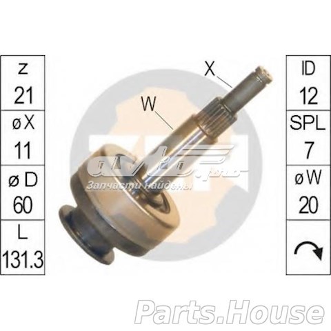 ZN1679 ZEN Привод стартера