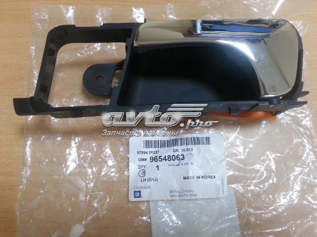Manecilla de puerta, equipamiento habitáculo, izquierda delantera/trasera 96548063 GM