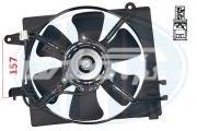 Difusor de radiador, ventilador de refrigeración, condensador del aire acondicionado, completo con motor y rodete 352107 ERA