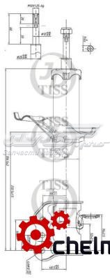 Амортизатор задний правый JAS0172 Just Drive