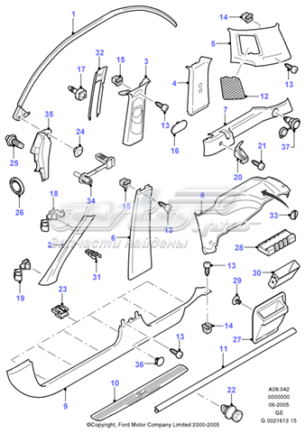 1S7T19N236AA Ford 