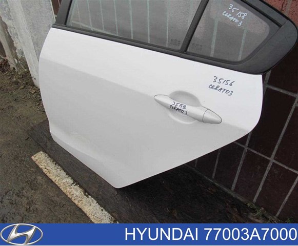 Дверь пассажирская задняя левая на KIA Cerato III YD