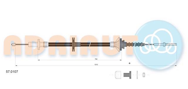 Трос зчеплення 570107 ADRIAUTO