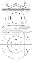 87-422000-10 Nural pistão do kit para 1 cilindro, std