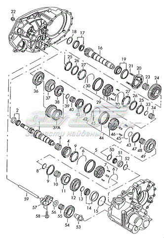 Кольцо синхронизатора 02F311269C VAG