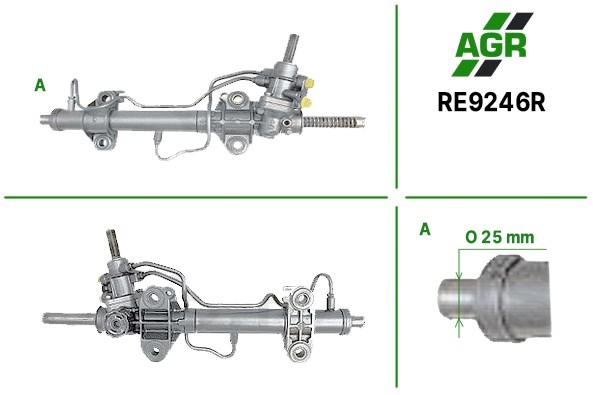 RE9246R AGR cremalheira da direção