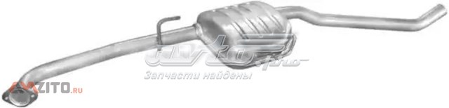 17236 Polmostrow Глушитель центральный