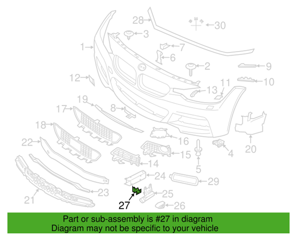 Кронштейн передньої балки 51647245795 BMW